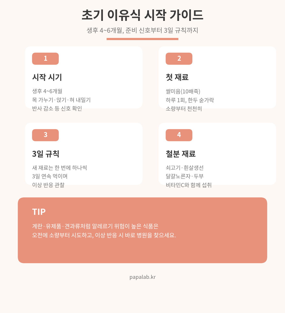 초기 이유식