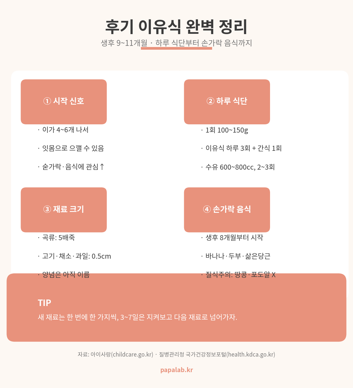 후기 이유식